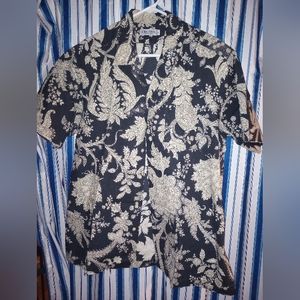 Bullock & Jones Men's XL Paisley Short sleeve shirt
